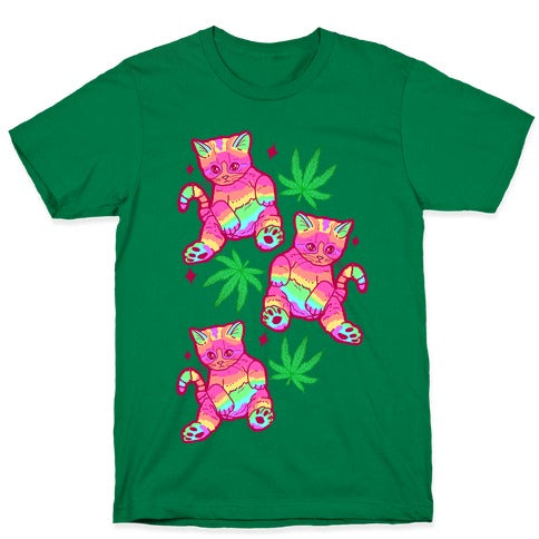 Rainbow Weed Kitty T-Shirt